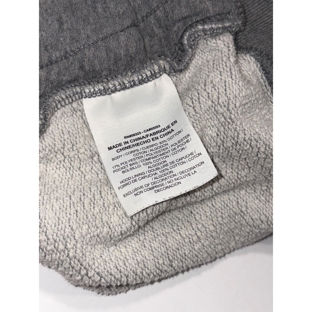 Nike Men Gray Pullover Hoodie Sweatshirt Long Sleeve Size L - Picture 7 of 14
